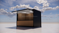 Conteneur Commercial Pop-Up 10 pieds 20 pieds pour Café, Bar, Restaurant Rapide, Kiosque de Magasin de Proximité – Boutiques Préfabriquées Modulaires