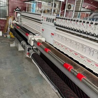 Ordinateur industriel point de chaîne utilisé Multi aiguille DRHF-3.0 * 3.2m couture coton couette broderie Quilting Machine avec cadre