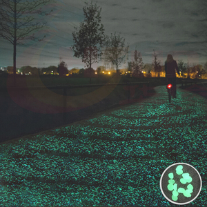 Man-made ultra Bright <strong>Glow</strong> in the Dark <strong>Gravel</strong> <strong>Stone</strong> Luminous Rocks for Wall Patio Lawn Flowerpot Walkway Construction Ornament
