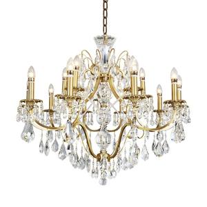 Lámpara de Araña Comercial de 12 Bombillas, Estilo Americano Vintage, de Cobre y Cristal, para Restaurante, Salón de Belleza, Sala de Estar y Dormitorio - Product Image 3