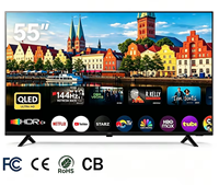 TV Pintar 55 Inch 4K UHD HDTV Pengalaman Gaming Rumah Tangga Jaringan Cerdas Android LCD LED TV - Promo Panas