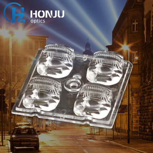 HONJU 4H1P60 140X80 Grau PC Lente Estádio Luzes Plástico ao ar livre High Clear LED Lentes Refletores Plano-Convex para Lâmpadas de Rua - Product Image 3