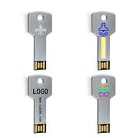 Clé USB en métal portable de vente chaude 64 Mo 128 Mo 256 Mo 512 Mo USB 2.0 Bâton promotionnel