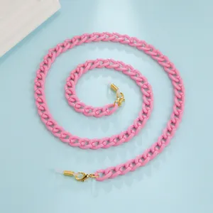 Supporto per <span class=keywords><strong>occhiali</strong></span> mascherato alla moda catena con montatura in acrilico accessori per <span class=keywords><strong>occhiali</strong></span> <span class=keywords><strong>occhiali</strong></span> da sole cinturino per <span class=keywords><strong>occhiali</strong></span> catena per <span class=keywords><strong>occhiali</strong></span> per donna ragazza - Product Image 1