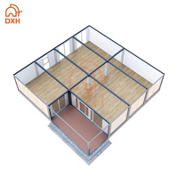 Maison conteneur modulaire préfabriquée sur mesure DXH pour bureau, hall d'exposition, galerie, salle d'exposition - Vente