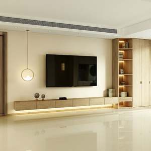 ตู้วางทีวีแบบพกพาพร้อมดีไซน์ปรับได้สำหรับการจัดวางระบบความบันเทิงที่ยืดหยุ่นในหลายห้อง - Product Image 1