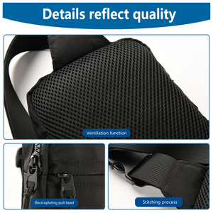 Custom Mens Mini Sling for Women Shoulder <strong>Small</strong> square <strong>Black</strong> Crossbody Messenger <strong>Bag</strong> Sport Shoulder <strong>Bag</strong> Men Chest <strong>Bag</strong> - Product Image 4