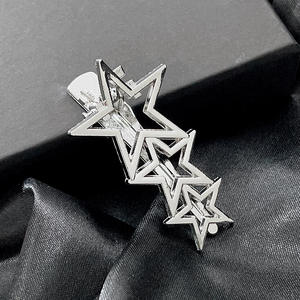 Pinza para el pelo con diseño de estrella hueca, clip lateral de moda para flequillo y <span class=keywords><strong>cabello</strong></span> suelto, de aleación de zinc galvanizada, estilo japonés y coreano para <span class=keywords><strong>mujer</strong></span> - Product Image 3