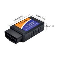 Escáner OBD2 ELM327 V2.1 2024, Herramienta de Diagnóstico para Automóviles, Lector de Códigos Android con 1 Año de Garantía