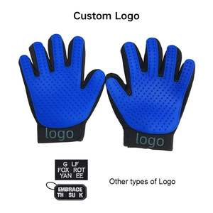 ترقية جديدة ، قفازات العناية بالحيوانات الأليفة ، قفازات سيليكون لإزالة الشعر ، فرشاة حمام قفاز فعال ، قفازات قفاز للكلاب والقطط - Product Image 2