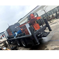 Foreuse de puits d'eau entièrement automatique montée sur camion, grande capacité, hydraulique, pour forage de puits et de puits d'eau