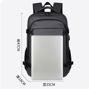 Zaino per Laptop Impermeabile in PU con Logo Personalizzato, Multifunzionale con USB, Grande Capacità, Borsa Sportiva per <span class=keywords><strong>Viaggi</strong></span> all'Aperto - Product Image 2