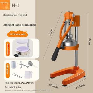 Presse-agrumes manuelle robuste pour usage professionnel dans les stands de jus – Extracteur de jus de fruits efficace - Product Image 4