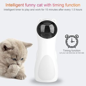 Nouveau design 2022 : Jouet interactif intelligent et écologique pour chat, pointeur laser d'exercice à 5 angles, alimenté par USB/batterie - Product Image 5