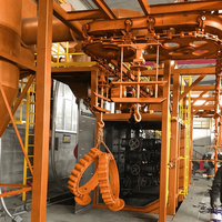 Machine de sablage à chaîne suspendue série Q48 - Sablageur industriel de type suspendu pour pièces en acier moulé et forgé