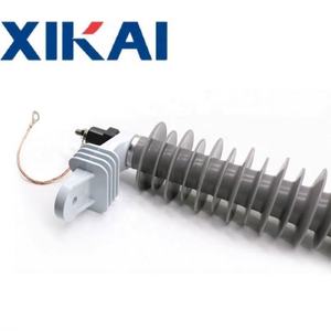 Supresor de Sobretensiones de 33kV 10kA |   Protector Contra Rayos de Alto Voltaje de Polímero con Desconectador, Cable de Tierra y Soporte de Montaje - Product Image 2