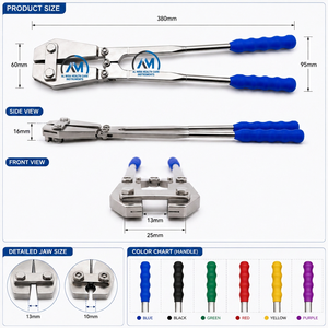 Pince coupante à fil large en acier inoxydable Al Mida Healthcare, coupe-épingles de Kirschner, poignée en silicone, instrument de chirurgie orthopédique - Product Image 2