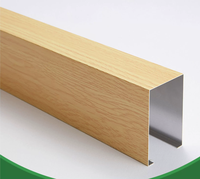 Baffle en alliage d'aluminium haute résistance pour plafonds métalliques, ignifuge, classe A, installation suspendue