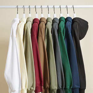 Felpa con Cappuccio Unisex Personalizzata Extra Large Plus Size 100% Cotone Felpato Pronta per l'Inverno con Ricamo 3D <span class=keywords><strong>Anime</strong></span> e Branding OEM, Foderata 350g - Product Image 2