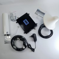 Amplificador de Señal GSM Tri-Banda 3G 4G 5G LTE para Teléfono Móvil con Cobertura de 300-500 m², 65 dB, 900/1800/2100 MHz, Repetidor B8 B1 B3