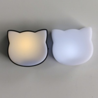 Nouveau Mini Support Lumineux LED PVC Style Chat Mignon pour Réfrigérateur, Idéal pour Concerts et Magasins Japonais FamilyMart