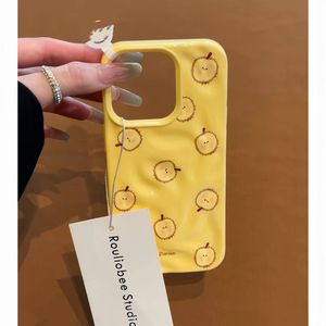 เคสโทรศัพท์ลายการ์ตูนผลไม้ต่างๆ เช่น อะโวคาโด ทุเรียน ฝรั่ง ลายเปลือกหอยย่น สำหรับ <span class=keywords><strong>iPhone</strong></span> 16 15 14 13 12 <span class=keywords><strong>11</strong></span> Pro Max - Product Image 3