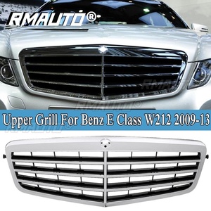 Parrilla Delantera Superior Cromada Plateada para Mercedes Benz Clase E W212 E200 E260L E280L E300L E320L 2009-2013, Marca RMAUTO - Product Image 1