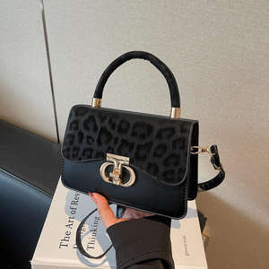 Bolso de hombro cuadrado retro con estampado de leopardo de alta calidad para mujer, 2026 - Product Image 6