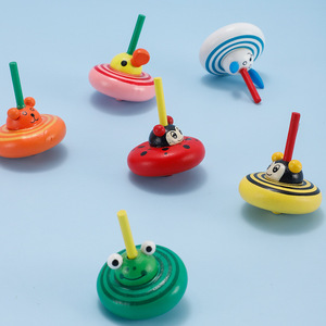<span class=keywords><strong>Dessin</strong></span> <span class=keywords><strong>animé</strong></span> créatif en bois <span class=keywords><strong>toupie</strong></span> jouet gyroscope jouets pour les joueurs <span class=keywords><strong>de</strong></span> la maternelle - Product Image 2