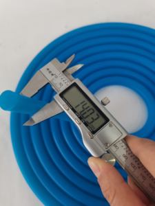 Grosir latihan atlet kebugaran kekuatan ketahanan daya 12/14/16mm 5 meter panjang silikon kuat pita resistensi elastis - Product Image 4