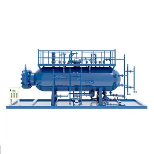 Pozo Petrolífero equipo de pruebas de aceite de gas agua de tres fase tanque separador de