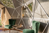 Dôme de glamping en PVC de luxe fabriqué en Chine, tente de camping, maison dôme de jardin, igloo, dôme géodésique