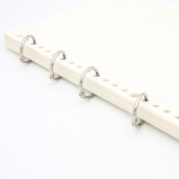 Anillas para Encuadernación FREYA de 38 mm, Color Negro Mate, Minimalistas y Modernas, Organizador de Documentos de Oficina, Accesorio de Hardware