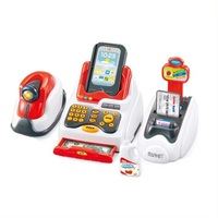 Caja Registradora Electrónica de Juguete para Supermercado, Juego de Simulación de Comercio Minorista, Edición Familiar, Venta al por Mayor, Reventa Global