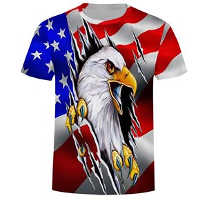 T-shirt personnalisé en sublimation intégrale pour hommes, coupe automatisée, effet délavé, vente en gros directe usine - Product Image 5