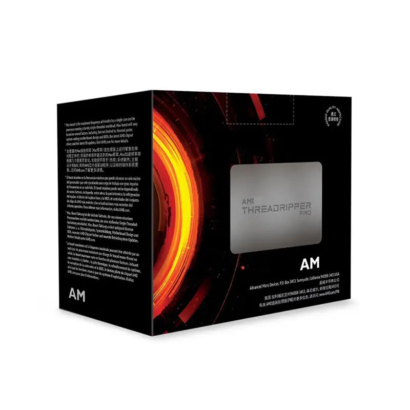 Novo amd threadripper pro 3955wx original, entrega rápida, processador de desktop 16-core, 32-thread