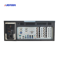 Komputer Kontrol Industri Rak 4U, Casing PC Rak Mount, 2 LAN, 8 USB, 6 COM, 7 Slot Ekspansi Full Height, IPC 6041B