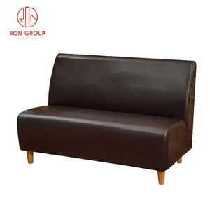 Ensemble <span class=keywords><strong>de</strong></span> mobilier <span class=keywords><strong>de</strong></span> <span class=keywords><strong>restaurant</strong></span> commercial en cuir véritable, canapé en forme <span class=keywords><strong>de</strong></span> <span class=keywords><strong>L</strong></span> avec table à manger carrée en bois et chaise pour café - Product Image 6