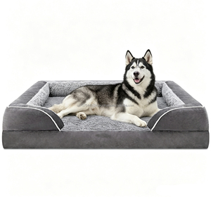 Lit orthopédique imperméable pour chien et chat, pour chiens de taille moyenne et grande, lavable en machine, matelas chaud pour animaux de compagnie - Product Image 1