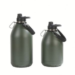 Custom Logo High Capacity 128oz 87oz 64oz Leak Proof Vacuum Insulated Stainless Steel Water <b>Bottles</b> <b>Thermos</b> With Handle - Product Image 1
