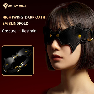 Antifaz de Cuero Estilo Murciélago BDSM, Antifaz Ajustable para Juegos de Rol, Juguete Sexual para Adultos, Cosplay Fetichista - Product Image 5