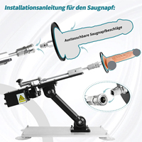 Consolador telescópico con Control remoto inalámbrico, máquina de empuje F-ucking, Base de acero inoxidable, máquina sexual silenciosa de succión para mujeres