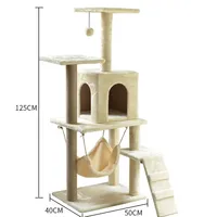 Offre Spéciale chat escalade cadre chat maison arbre tout en un support chat jouet saut plate-forme fournitures en gros