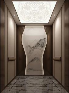 Ascenseur de passagers FUJI, cabine de luxe décorée, ascenseur de bureau pour 10 à 30 personnes, à bon prix - Product Image 6