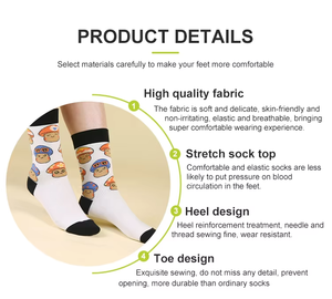 Sản Phẩm Mới Khuyến Mãi Chất Lượng Cao Thoáng Khí Tùy Chỉnh Thiết Kế Dài Màu Vớ Của Phụ Nữ Vớ - Product Image 5