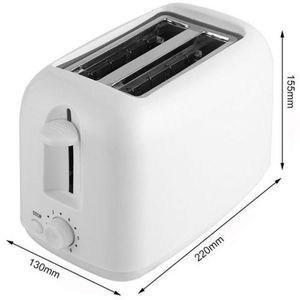 Grille-pain électrique compact en acier inoxydable 2 fentes pour usage domestique, petit-déjeuner et usage commercial en restaurant - Product Image 4