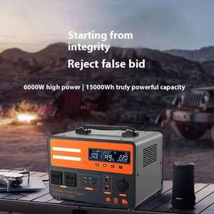 Station d'alimentation portable d'urgence pour <span class=keywords><strong>camping</strong></span> en plein air, marché nocturne, 220V 1500w, batterie externe MPPT pour voiture - Product Image 4