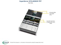SYS-4028GR-TR mikro Super bekas, Server rak 4U ganda Xeon E5 2600 V3 V4 CPU 24 RAM 24SFF 8 GPU untuk pembelajaran mendalam