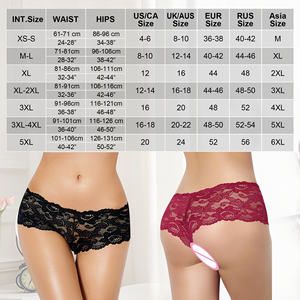 <span class=keywords><strong>Ensemble</strong></span> de lingerie sexy pour femmes de grande taille, 4 pièces/<span class=keywords><strong>lot</strong></span>, culotte en tricot confortable, coffret cadeau avec motif uni - Product Image 2