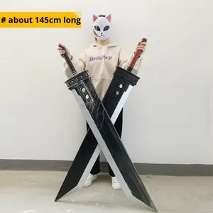 Espada de Juguete de 145 cm de Final Fantasy COS Loid <span class=keywords><strong>Destruction</strong></span> Greatsword, Espada con Daños de Guerra, Arma de Juguete de PU Suave, Modelo Chino - Product Image 1